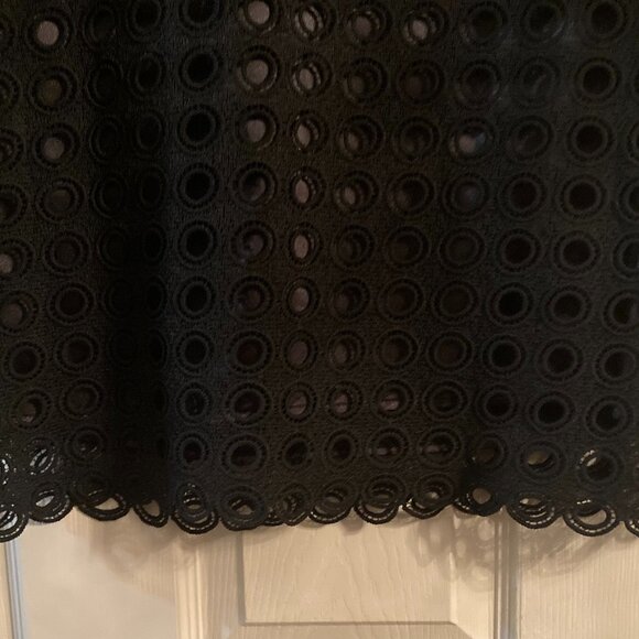 Adiva Womens Black LaceShort Sleeve Blouse - EUC - Picture 4 of 10